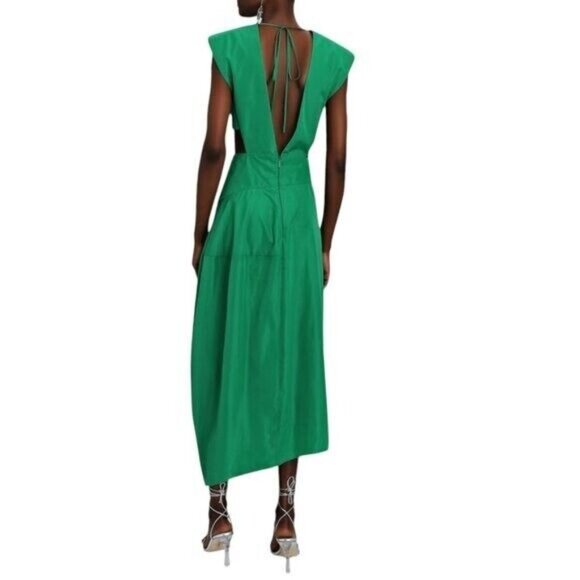 TIBI Italian Sporty Nylon Sleeveless Balloon Dress Size S  6 US New $868 - Picture 5 of 16